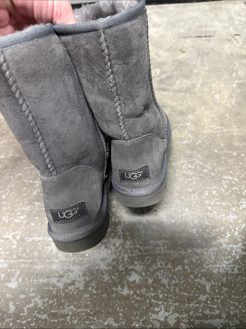 UGG Classic Mid-Calf Winter Boots in Gray